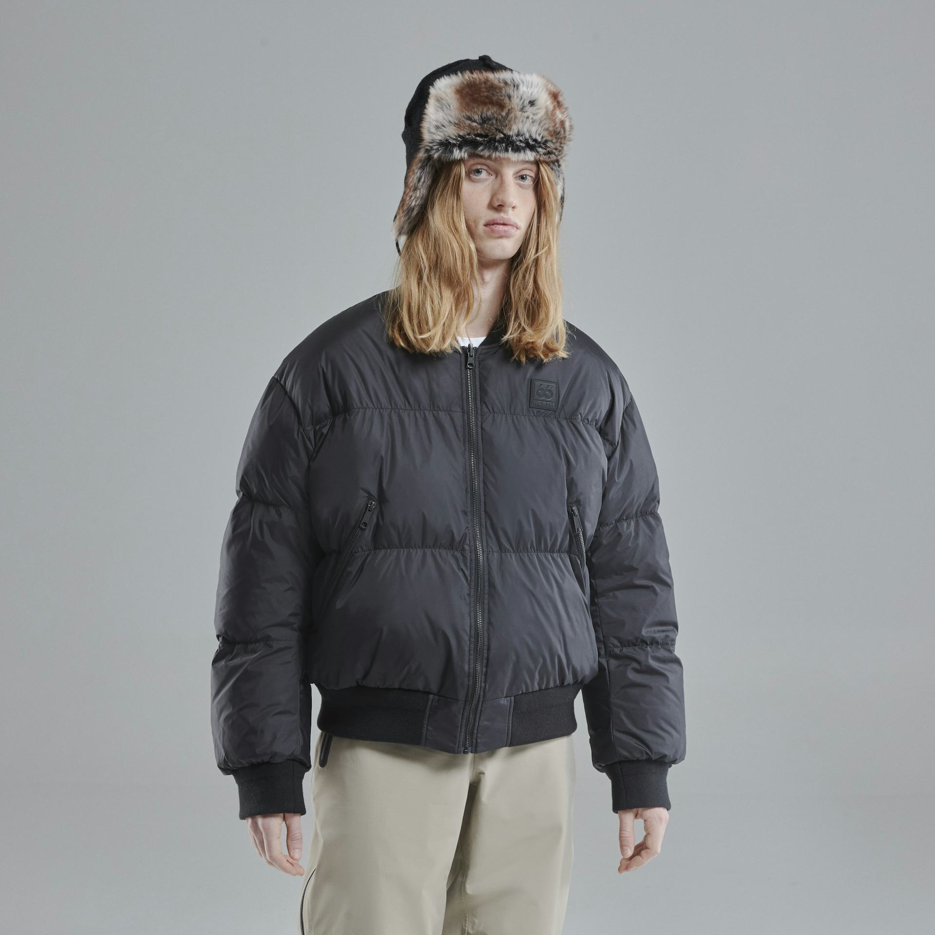 Bomber down jacket sales